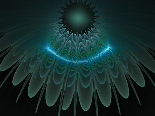 Картинка 3д графика fractal фракталы узор цвета фон