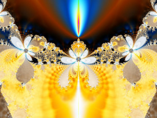 Картинка 3д графика fractal фракталы узор цвета фон