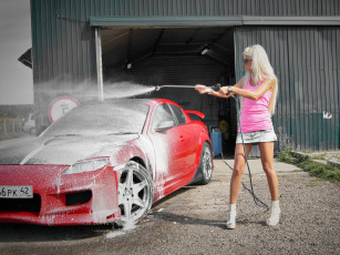 Картинка автомобили авто девушками auto girl