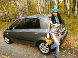 Картинка автомобили авто девушками girl auto