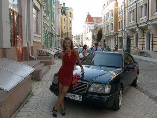 Картинка автомобили авто девушками girl auto