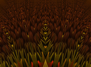 Картинка 3д графика fractal фракталы цвета узор фон