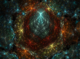 Картинка 3д графика fractal фракталы узор цвета фон