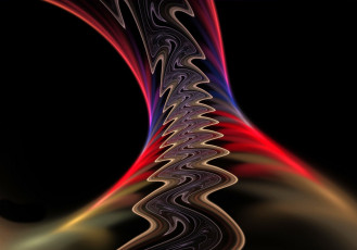 Картинка 3д графика fractal фракталы узор цвета фон