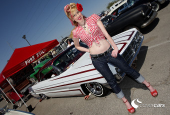 Картинка автомобили авто девушками girl auto