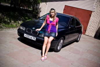 Картинка автомобили авто девушками girl auto