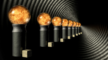 Картинка 3д графика modeling моделирование шары