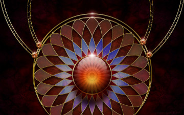 Картинка 3д графика fractal фракталы узор цвета