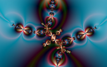 Картинка 3д графика fractal фракталы узор цвета фон