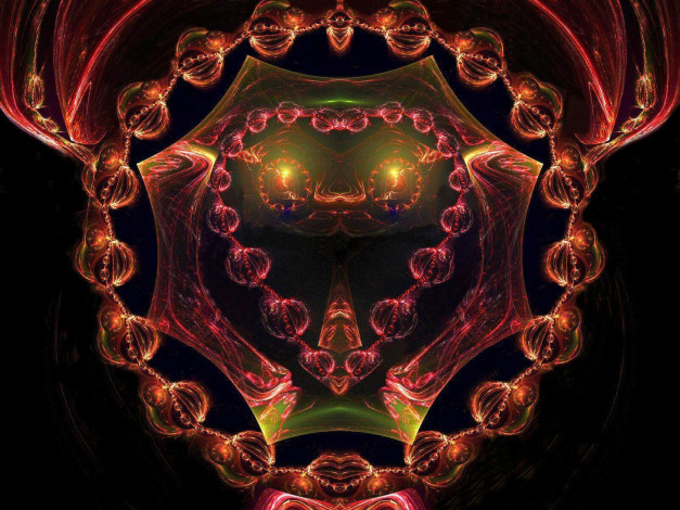Обои картинки фото 3д, графика, fractal, фракталы, цвета, узор, фон