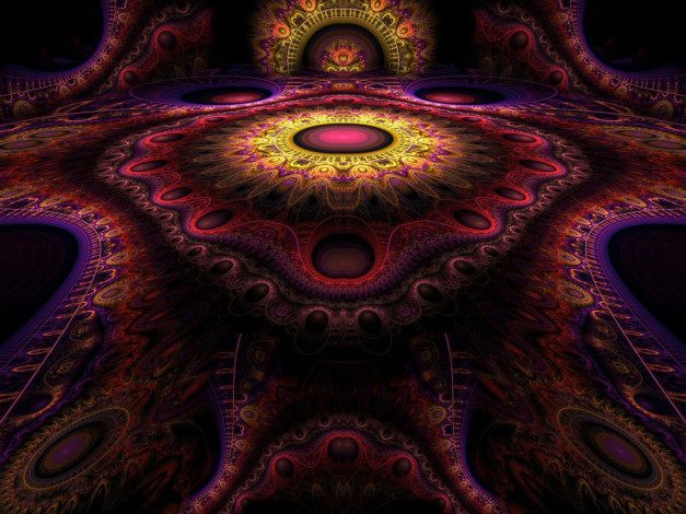 Обои картинки фото 3д, графика, fractal, фракталы, фон, цвета, узор