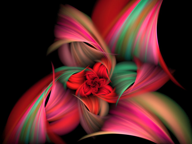 Обои картинки фото 3д, графика, fractal, фракталы, фон, цвета, узор