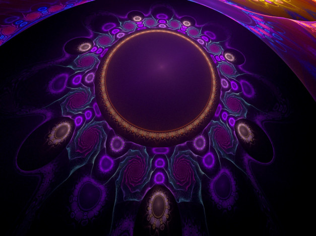 Обои картинки фото 3д, графика, fractal, фракталы, узор, цвета, фон