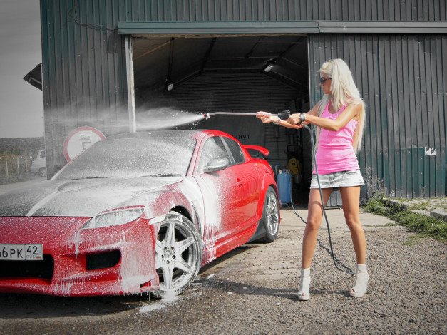 Обои картинки фото автомобили, авто, девушками, auto, girl