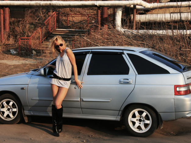 Обои картинки фото автомобили, авто, девушками, girl, auto