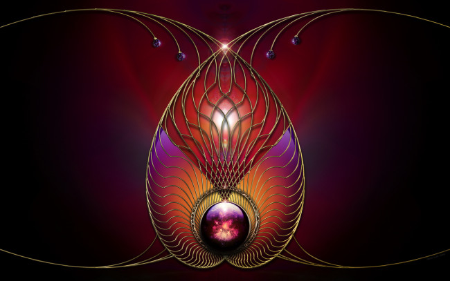 Обои картинки фото 3д, графика, fractal, фракталы, узор, цвета, фон