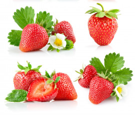 Картинка еда клубника земляника коллаж