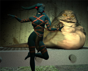 Картинка 3д графика creatures существа слизняк существо