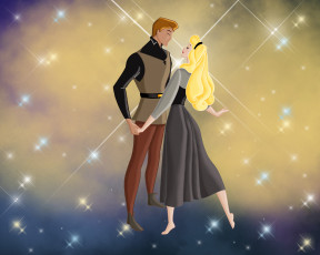 Картинка мультфильмы sleeping beauty девушка парень