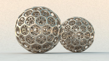 Картинка 3д графика шары