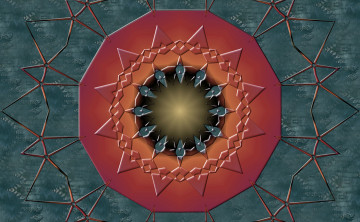 Картинка 3д графика fractal фракталы узор цвета