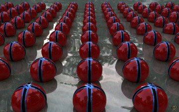 Картинка 3д графика шары