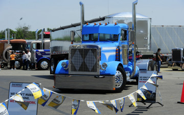 Картинка peterbilt автомобили контейнеровоз тягач