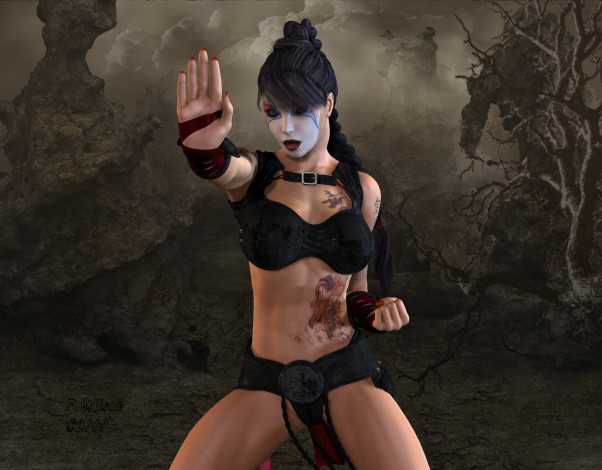 Обои картинки фото 3д, графика, people, люди, девушка