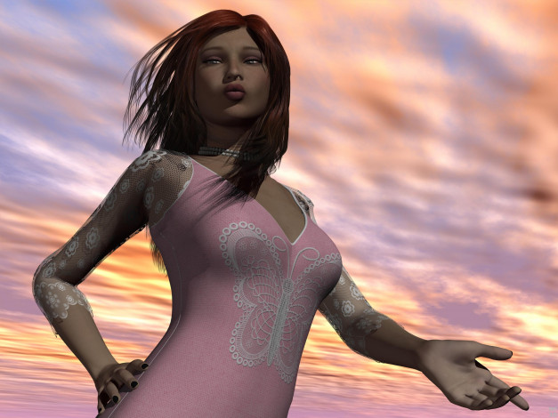 Обои картинки фото 3д, графика, people, люди, девушка