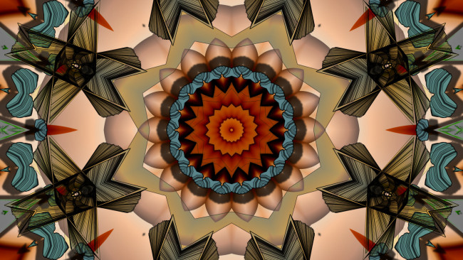 Обои картинки фото 3д, графика, fractal, фракталы, узор, цвета