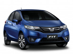 Картинка автомобили honda br-spec 2014г синий fit