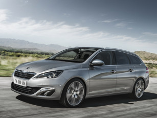 Картинка автомобили peugeot 3008 hybrid4 2013 серый