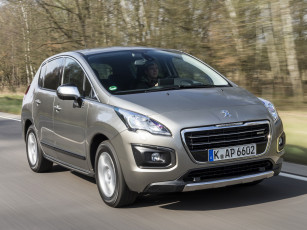 обоя автомобили, peugeot, серый, 2013, 3008, hybrid4