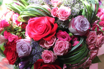 Картинка цветы букеты +композиции розы