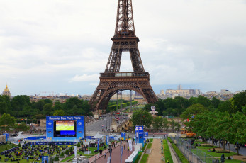 Картинка города париж+ франция панорама