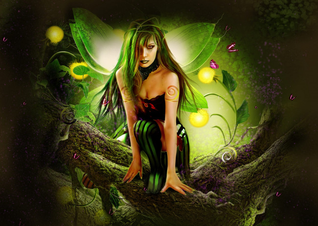 Обои картинки фото фэнтези, феи, фея