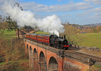 Картинка техника паровозы паровоз рельсы железная дорога