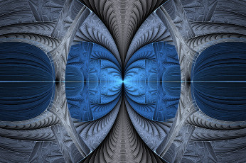 Картинка 3д+графика фракталы+ fractal цвета узор фон