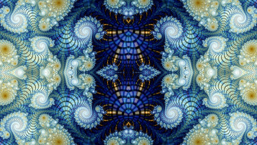 Картинка 3д+графика фракталы+ fractal фон узор цвета