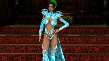 Картинка 3д+графика люди+ people фон взгляд девушка