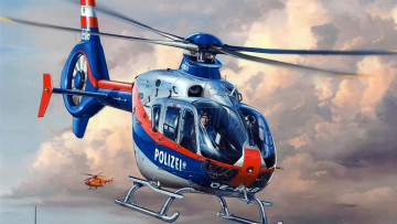 Картинка авиация 3д рисованые v-graphic облака