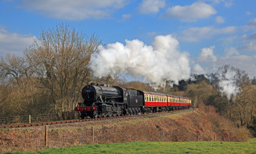 Картинка техника паровозы рельсы паровоз дорога железная
