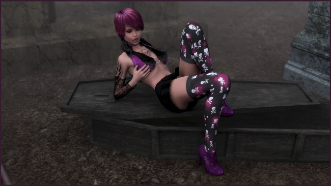 Обои картинки фото 3д графика, фантазия , fantasy, фон, взгляд, девушка