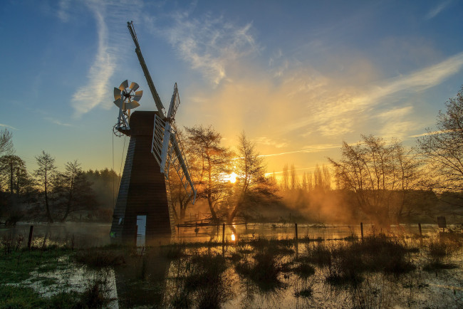 Обои картинки фото разное, мельницы, мельница, ветряк