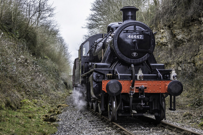 Обои картинки фото техника, паровозы, железная, дорога, рельсы, паровоз