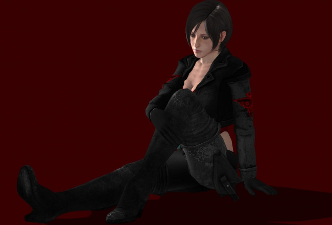 Обои картинки фото 3д графика, аниме , anime, взгляд, фон, девушка