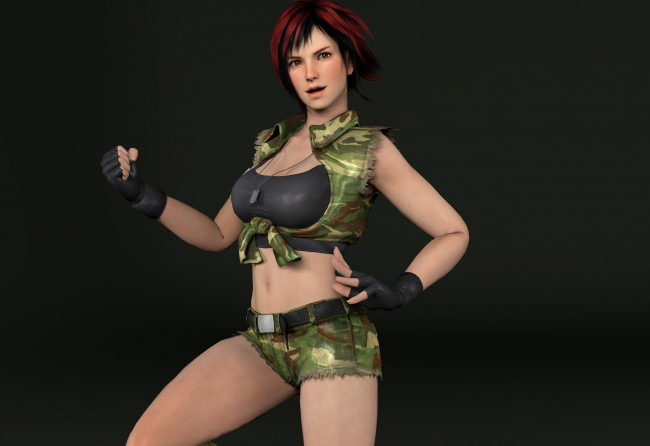 Обои картинки фото 3д графика, аниме , anime, фон, взгляд, девушка