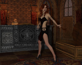 Картинка 3д+графика люди+ people фон взгляд девушка