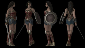 Картинка 3д+графика фантазия+ fantasy фон девушки взгляд