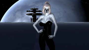 Картинка 3д+графика фантазия+ fantasy взгляд фон девушка